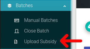 Uploading Subsidy Payments via CSV in ExactEstate