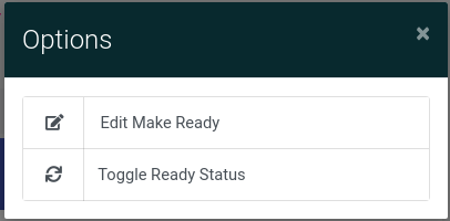 Make Ready Board toggle and edit buttons for property management
