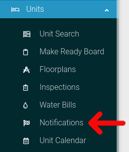 Notification Link in Navigation